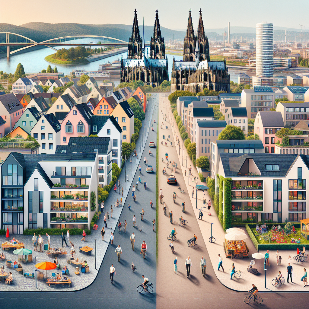 Mietspiegel-Faktoren in Köln Sürth vs. andere Stadtteile